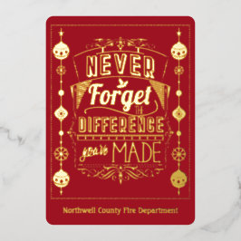 クリスマス 職員 感謝祭 イベント 箔シーズンカード