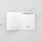 クリスマス 脊柱 カイロプラクティック グリーティング カード (内部)