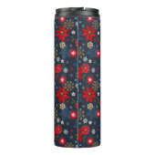 クリスマス |花と雪 |サーマルタンブラー タンブラー (裏面)