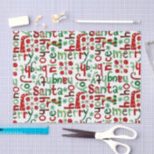 "クリスマス" 薄葉紙 (クラフト)