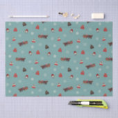 クリスマス 薄葉紙 (クラフト)