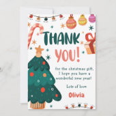 クリスマス・誕生日パーティーお礼カード 招待状 (正面)