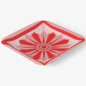 クリスマス、誕生日、パーティー 花のアート ペーパープレート (傾斜あり)