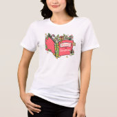 クリスマス 読書 トライブレンドTシャツ (正面)