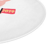 クリスマス、豚の年 カッティングボード (角)