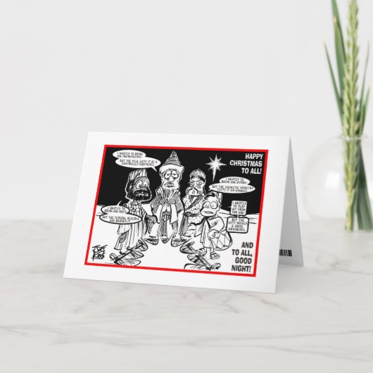 クリスマス: "賢者" シーズンカード (正面)