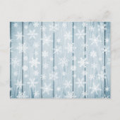 クリスマス 赤いトラック 農場 年賀状 ポストカード (裏面)