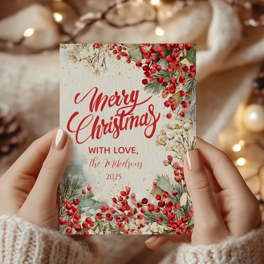 クリスマス 赤い冬の実