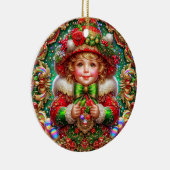 クリスマス～赤緑19世紀～ セラミックオーナメント (右)