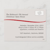 クリスマス 赤 グレー 鳥 カーディナル ウッドペッカー (裏面)