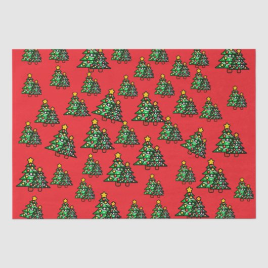 クリスマス 赤 ティッシュペーパー 薄葉紙 (正面)