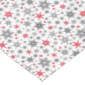 クリスマス，赤，白，雪片，冬，新年 テーブルクロス (アングル)