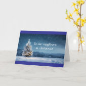 **クリスマス**近所**の** カード (黄色い花)