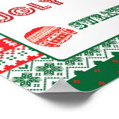 クリスマス – 醜いセーター – タッキー – サイン (角)