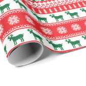 クリスマス – 醜いセーター – タッキー – ジャンパー –  ラッピングペーパー (ロールコーナー)