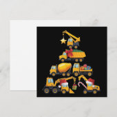 クリスマス 重機 建設用トラック クリスマスツリー (正面/裏面)