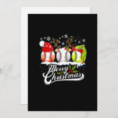 クリスマス 野球ボール サンタ帽子 エルフ ジンジャー 楽しい (正面/裏面)