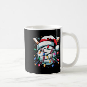 クリスマス 野球少年 キッズ メンズ サンタ帽子 Xmas コーヒーマグカップ