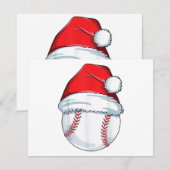 クリスマス 野球 サンタ 帽 ボール 子供 少年 メンズ (正面/裏面)