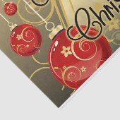 クリスマス、金ゴールドまたは赤いクリスチャンのキリストを保って下さい 薄葉紙 (詳細)