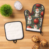 クリスマス 鍋つかみ&鍋敷きセット (トップダウン)