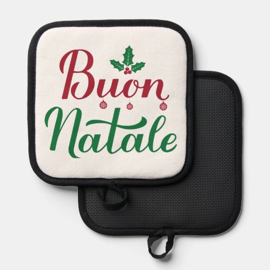 クリスマス 鍋敷き (正面/裏面)