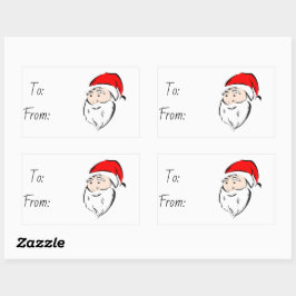 クリスマス 長方形シール