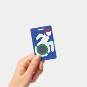 クリスマス 障害者 バッジ (手持ち)