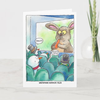 クリスマス: 雪だるまのホラー映画 シーズンカード