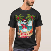 クリスマス 雪だるま (2) Tシャツ (正面)