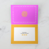 クリスマス 雪の枝 Fuchsia-Pink (内部)