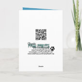 クリスマス – 青い雪の縁ど結晶- Collie (裏面)