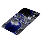 クリスマス（青） マグネット (左側)