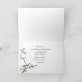 クリスマス・静かナイト・ソング シーズンカード (内部)