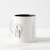 クリスマス | 非常に明るい王 | イエス | ナチュラル ツートーンマグカップ (正面左)