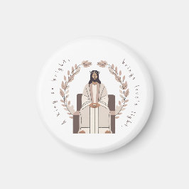 クリスマス | 非常に明るい王 | イエス | ナチュラル マグネット