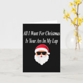 クリスマス 面白い いたずら 汚い 下品な ギフト カード (黄色い花)