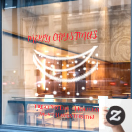 クリスマス 面白い ウィンドウサイン