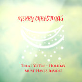 クリスマス 面白い ウィンドウサイン (シート3)