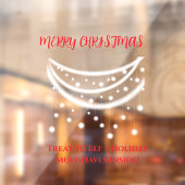 クリスマス 面白い ウィンドウサイン (シート2)