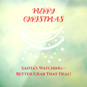 クリスマス 面白い ウィンドウサイン (シート3)