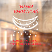 クリスマス 面白い ウィンドウサイン (シート2)