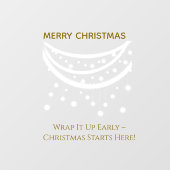 クリスマス 面白い ウィンドウサイン (シート)