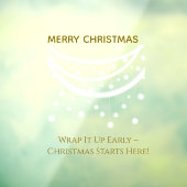 クリスマス 面白い ウィンドウサイン (シート3)