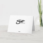 クリスマス-驚き シーズンカード (裏面)