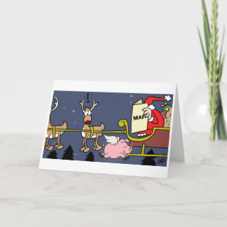 クリスマス-驚き シーズンカード