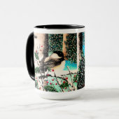 クリスマス《鳥》アメリカゴガラチャッター マグカップ (正面左)
