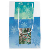 クリスマス《鳥》アメリカゴガラチャッター ミディアムペーパーバッグ (裏面)