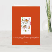 クリスマス《鳥》アメリカゴガラバイヴェラ・トレムバッハ シーズンカード (裏面)