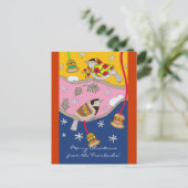 クリスマス《鳥》アメリカゴガラバイヴェラ・トレムバッハ シーズンポストカード (スタンド正面)